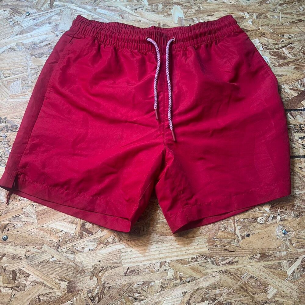 Unbranded Men's Red Swim-briefs-shorts